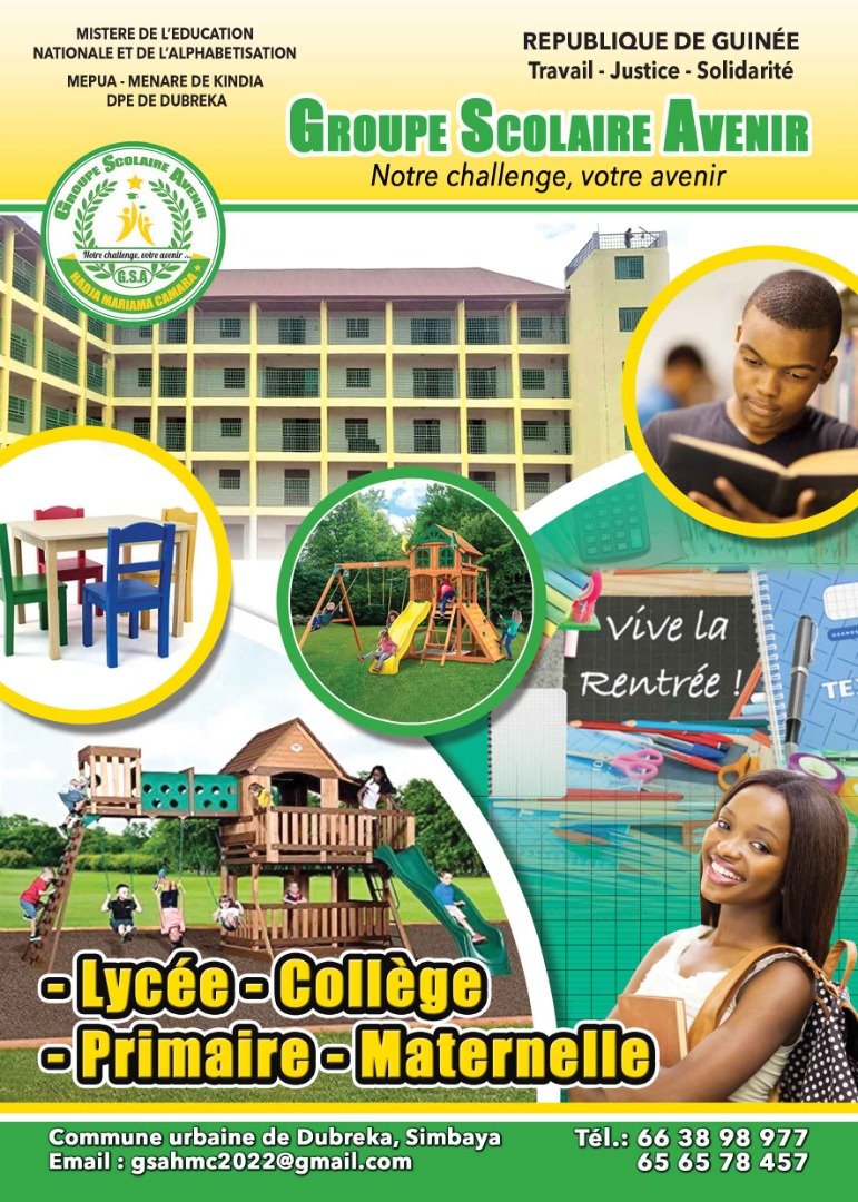 GROUPE SCOLAIRE FRANCO GUINEEN AVENIR HADJA MARIAMA CAMARA - ECOLE EN GUINEE