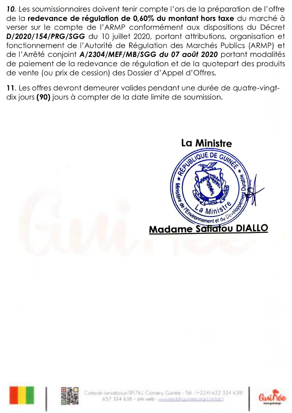 Fournitures Petits Matériels de Bureaux, Fournitures Informatiques et Fournitures Matériels Informatiques en Trois (03) Lots | Page 3