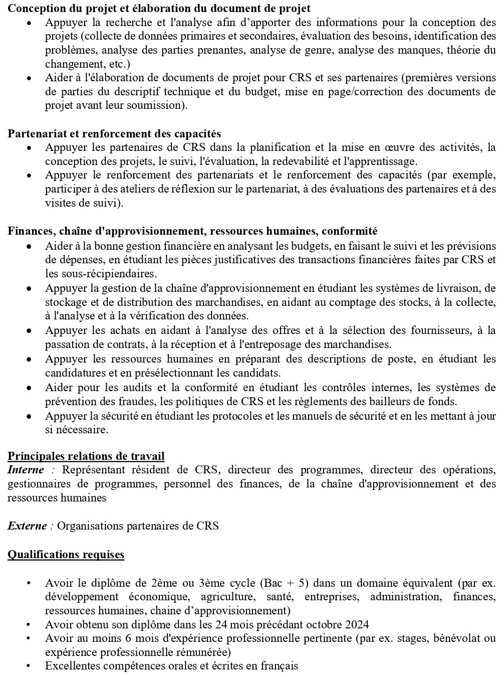 Recrutement D'un Junior Professional | Page 2