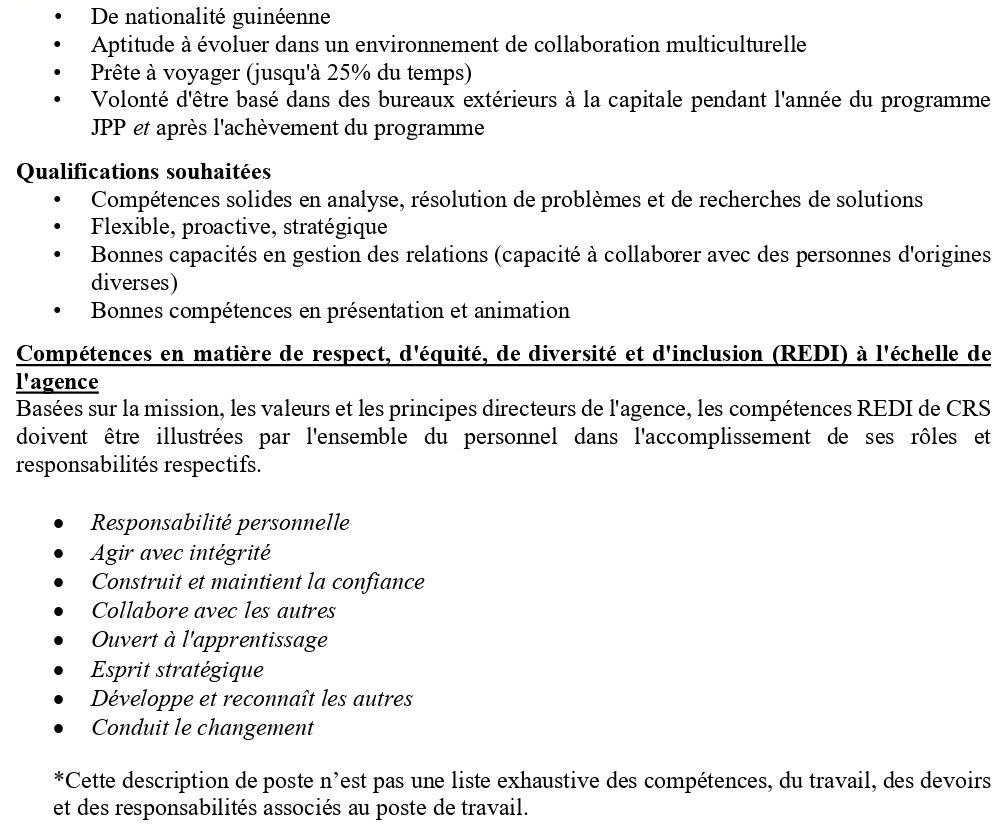 Recrutement D'un Junior Professional | Page 3