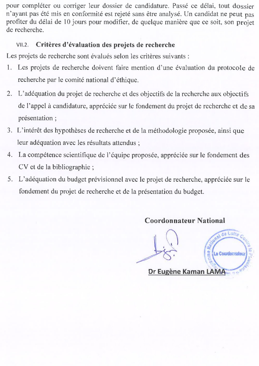 Appel à candidature pour trois (3) Projets de Recherche Opérationnelle p5