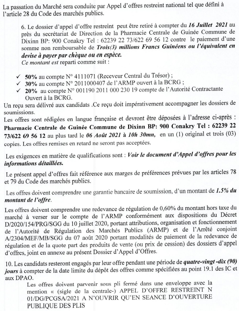 Acquisition De Médicaments Et Dispositifs Médicaux p2