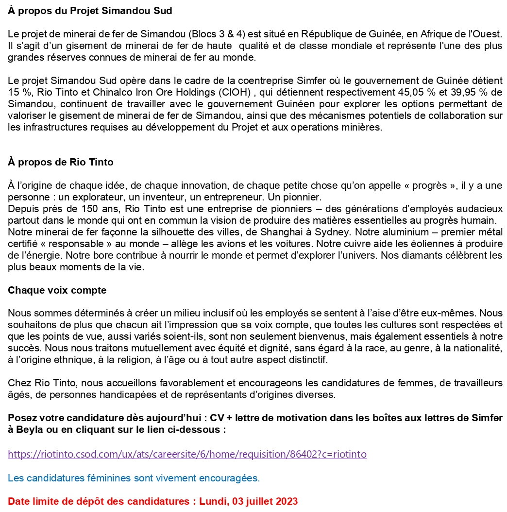 Un (01) Soudeur LME | Page 2