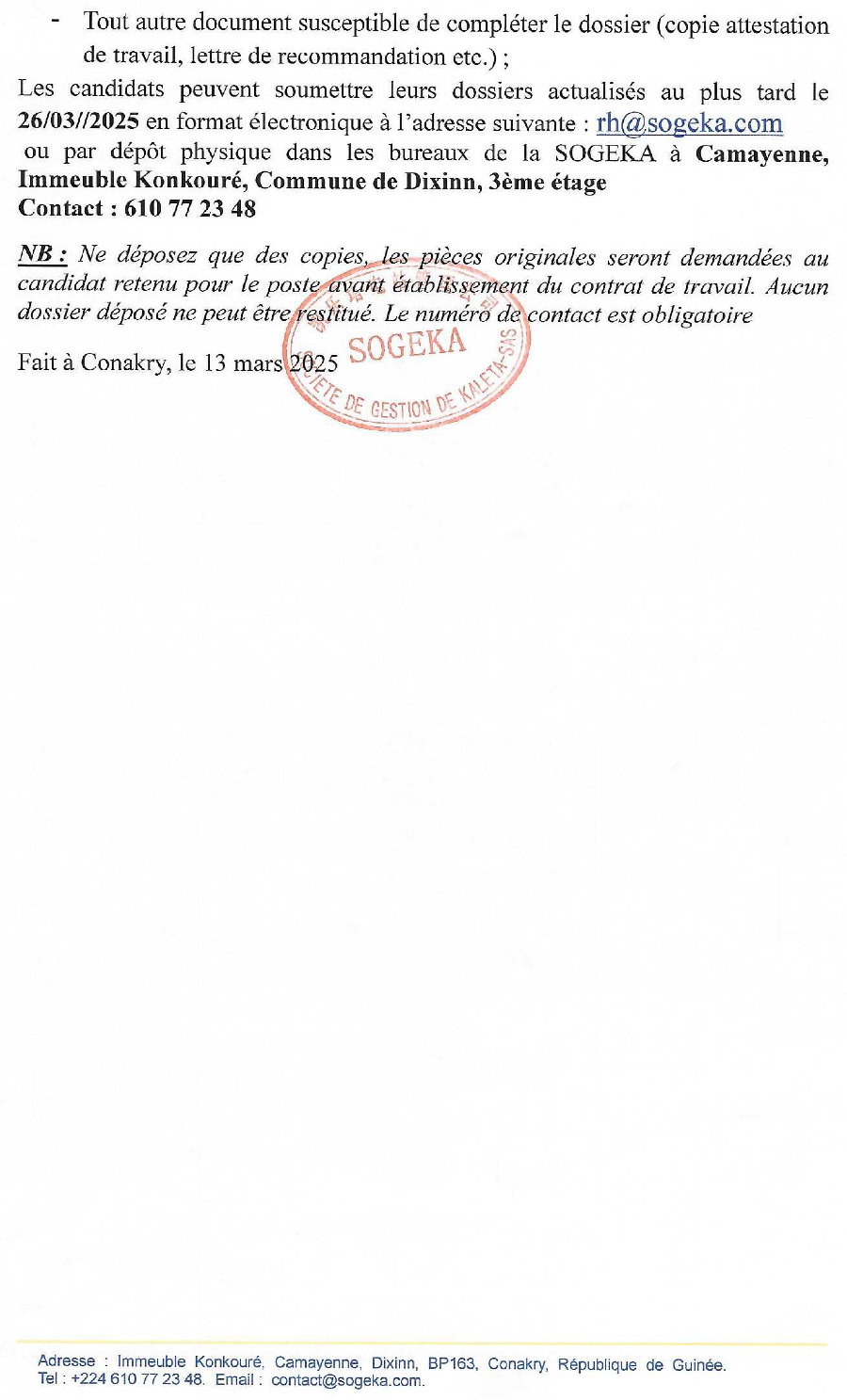 Recrutement D'un Responsable Logistique | Page 3