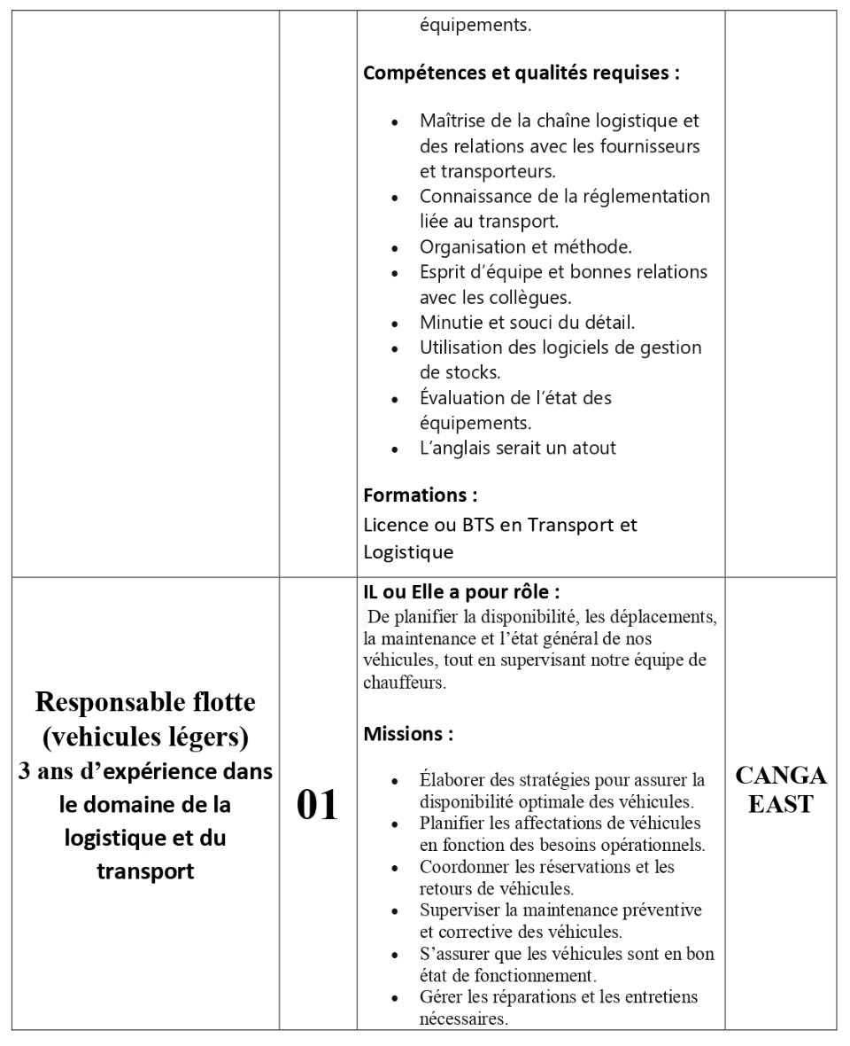 AVIS DE RECRUTEMENT DE PLUSIEURS POSTES | Page 3