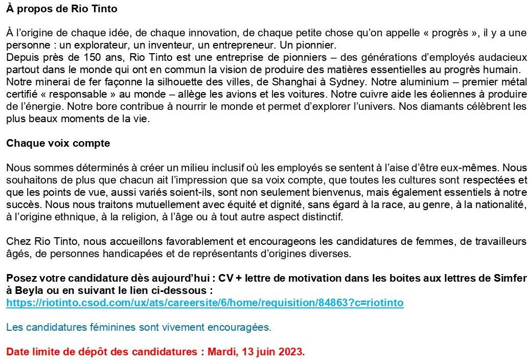 Un(e) conseiller(ère) en Exploitation Artisanale des Mines (ASM) | Page 2