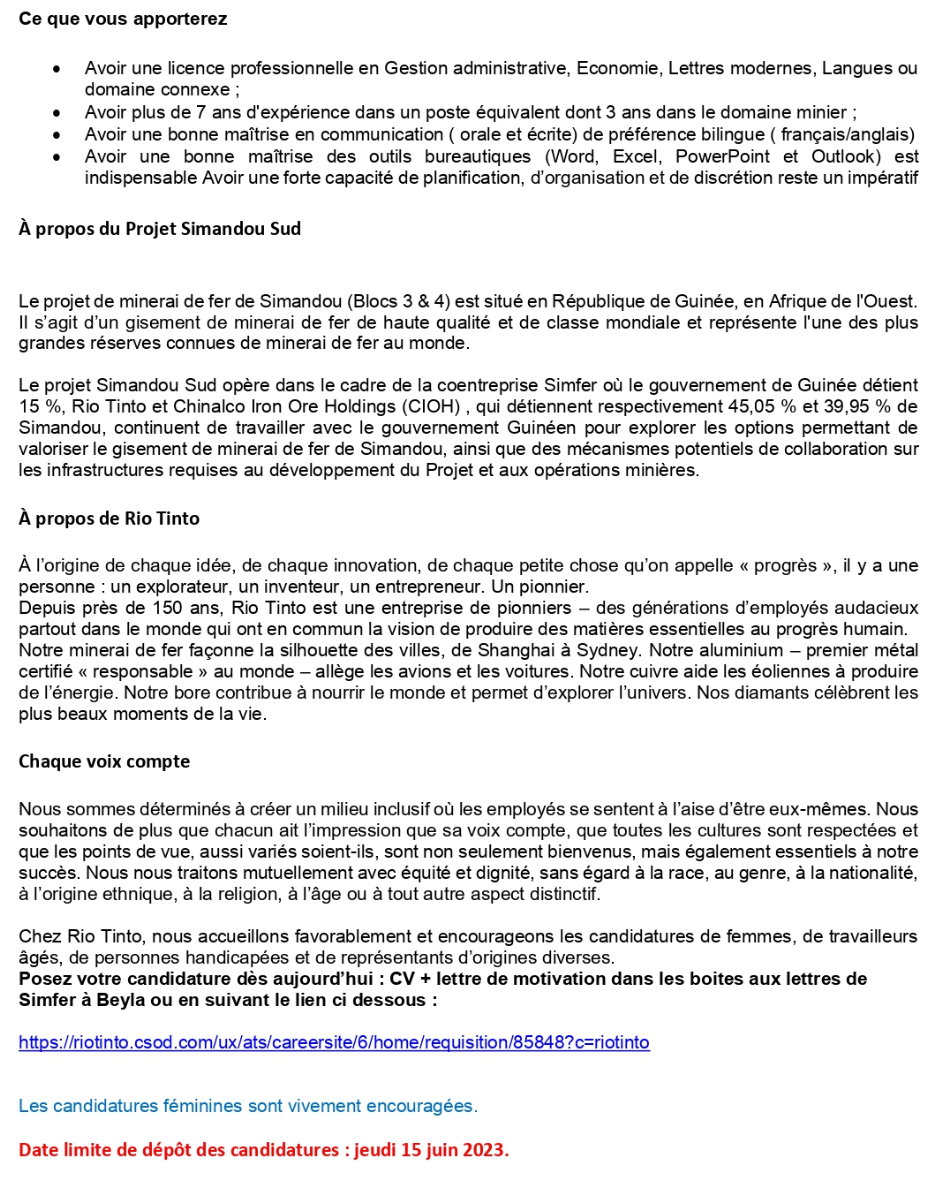 Un (01) Administrateur ( trice ) de la Formation | Page 2