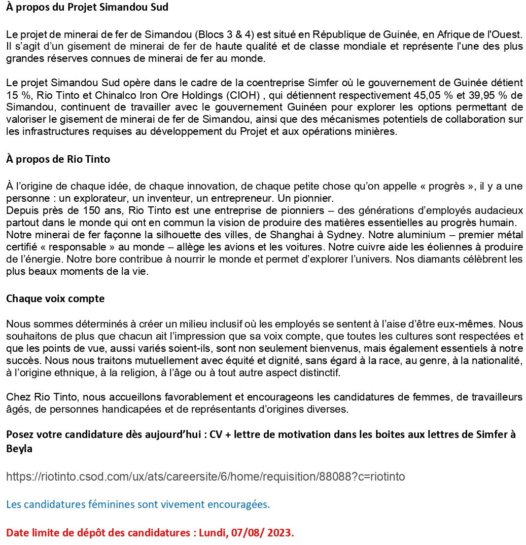 Un (e) Analyste développement des Fournisseurs (Capability) | Page 2