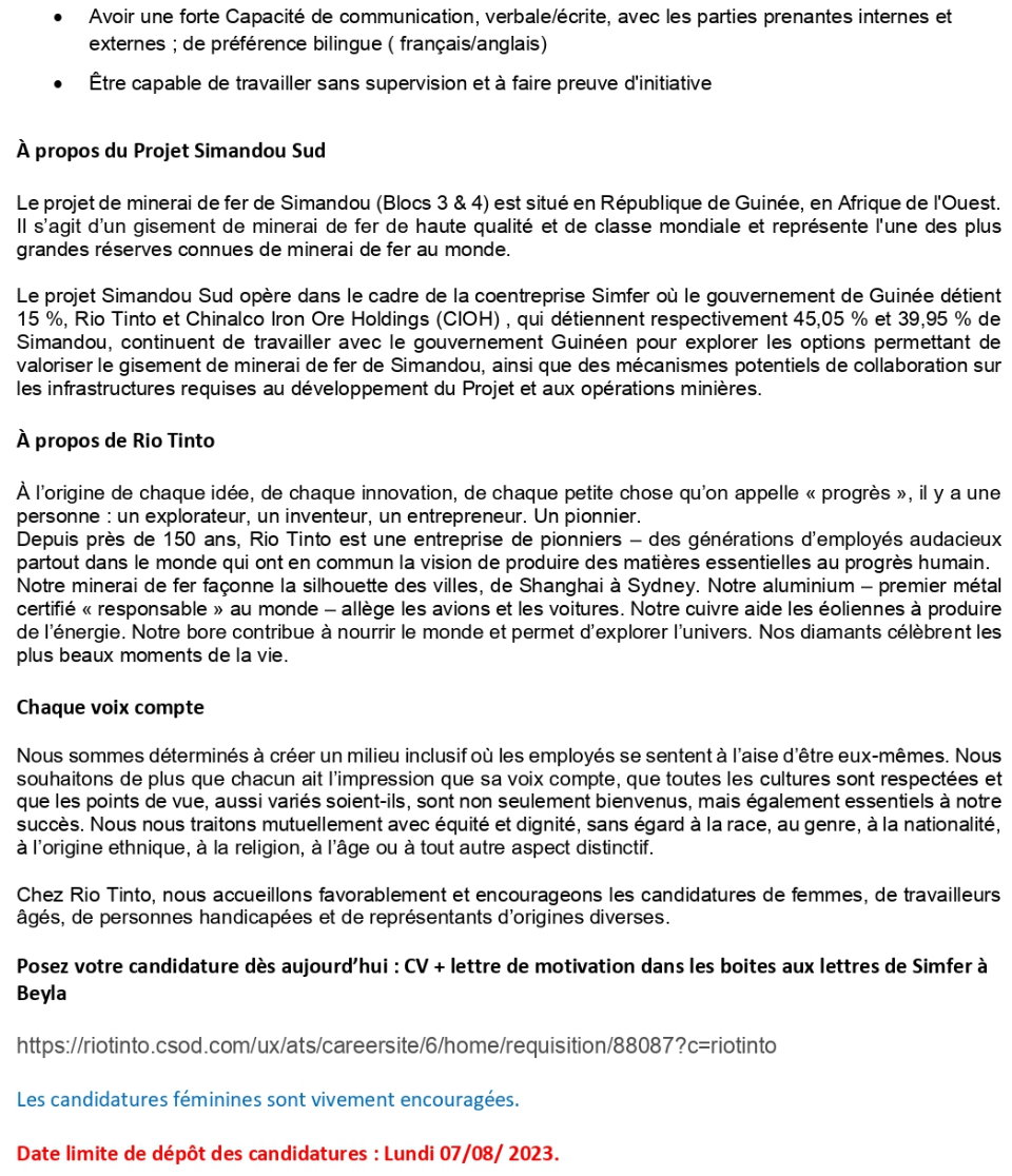 Un (e) Analyste Gouvernance (Reporting) | Page 2