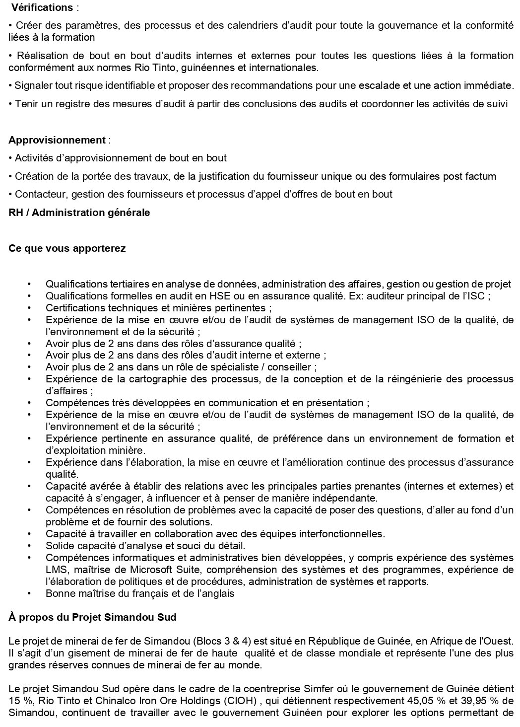 Un Conseiller en Conformité de la Formation | page 2