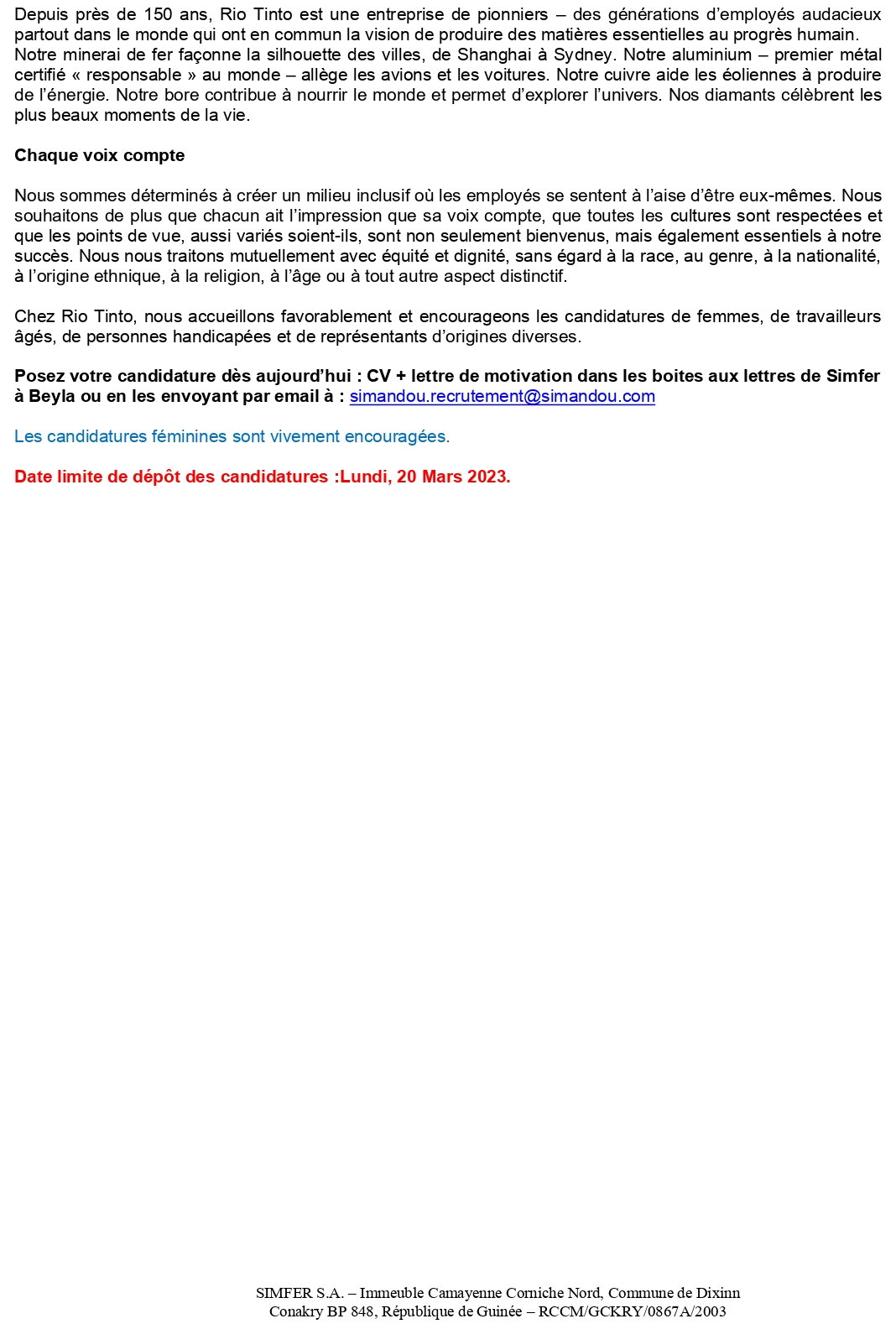 Un (e) Conseiller (e) Principal en Reporting | Page 2