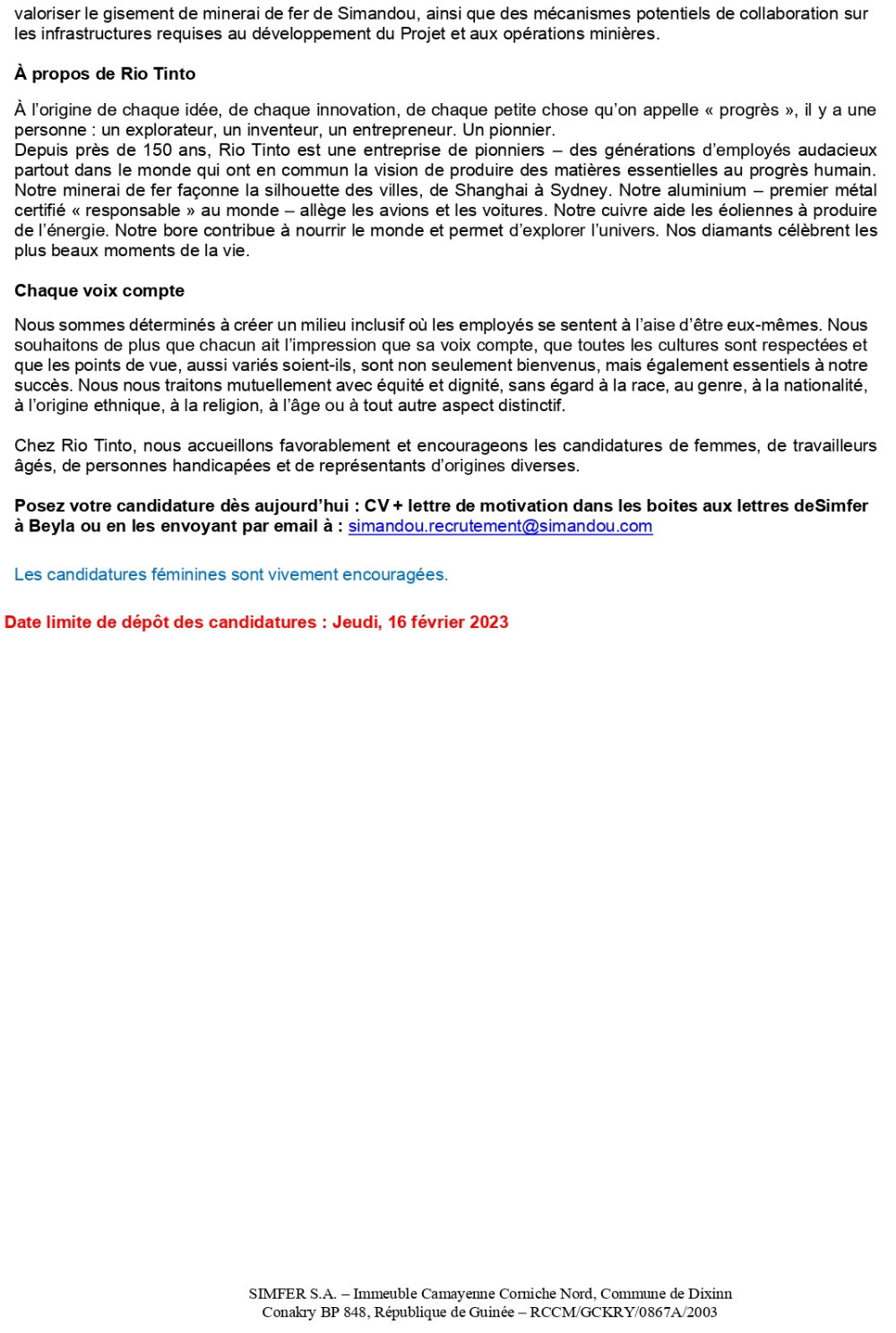 Recrutement De Deux (02) Formateurs (trice) Hauts Risques | Page 2