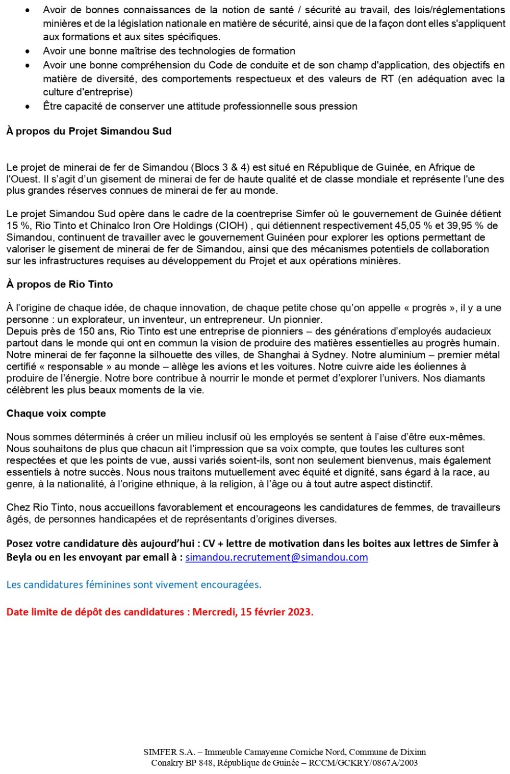 Un (e) Formateur (trices) et Évaluateur Fabrication et Soudure Industrielle | page 2
