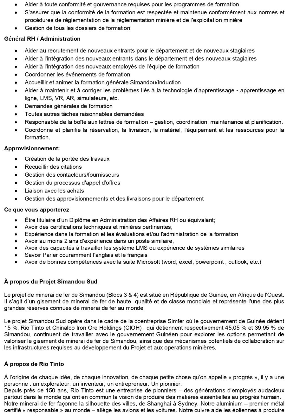 Un (e) Officier Conformité de la Formation | page 2