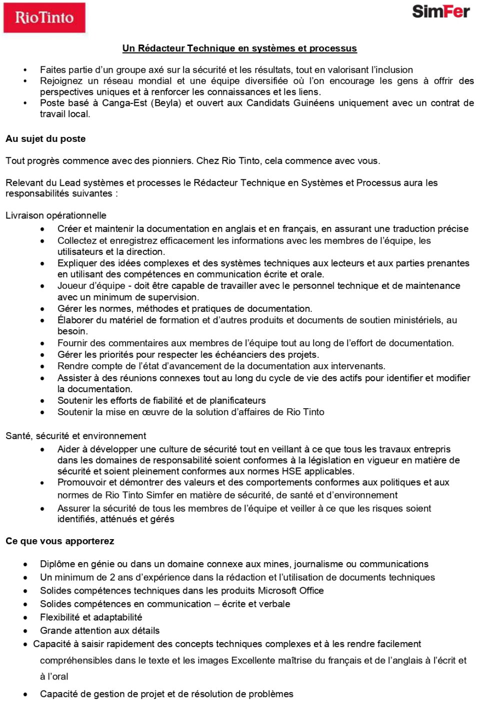Un Rédacteur Technique en systèmes et processus | Page 1