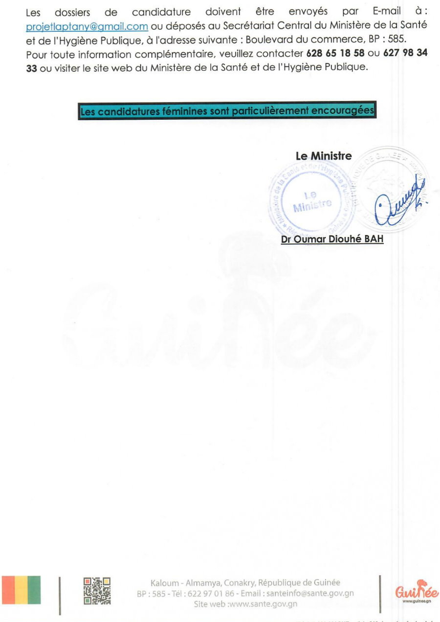 APPEL A CANDIDATURE POUR UNE BOURSE VISANT UN MBA EN GESTION DES SERVICES DE SANTE OPTION GESTION HOSPITALIERE AU CENTRE AFRICAIN D'ÉTUDES SUPERIEURES EN GESTION (CESAG) DAKAR, SENEGAL | PAGE 3