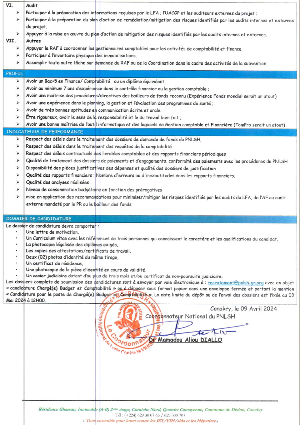 Recrutement D'un Chargé Budget et Comptabilité | Page 2