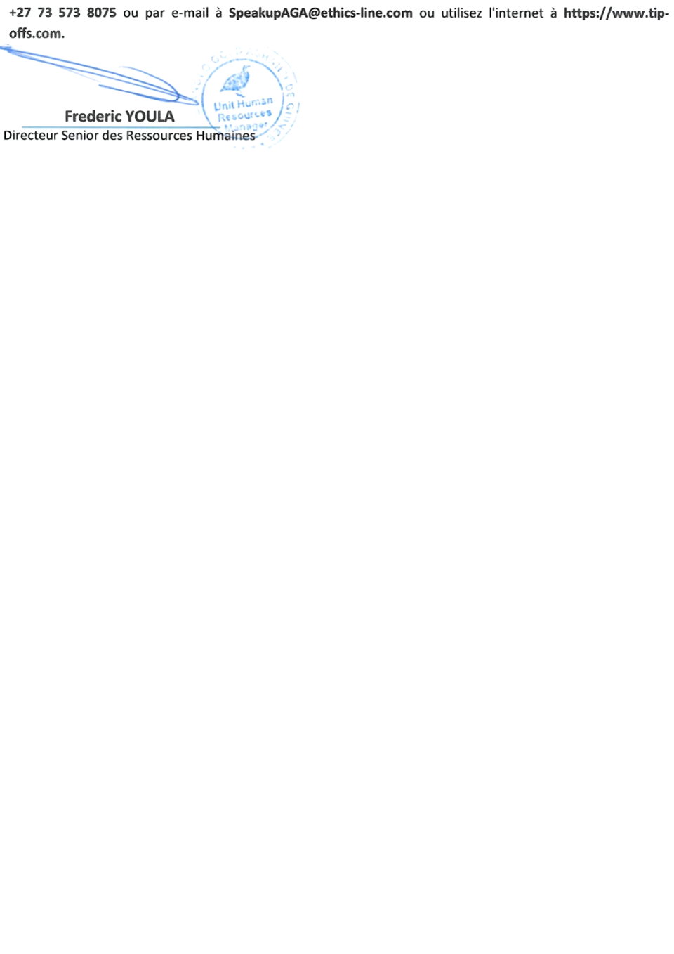 Avis de recrutement d'un(e) Directeur(trice) de la Logistique | Page 3