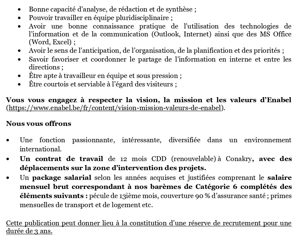 Avis de recrutement d'un.e conseiller.iére stratégique et pays communication (csp – co) (h/f/x) – guinée | Page 3