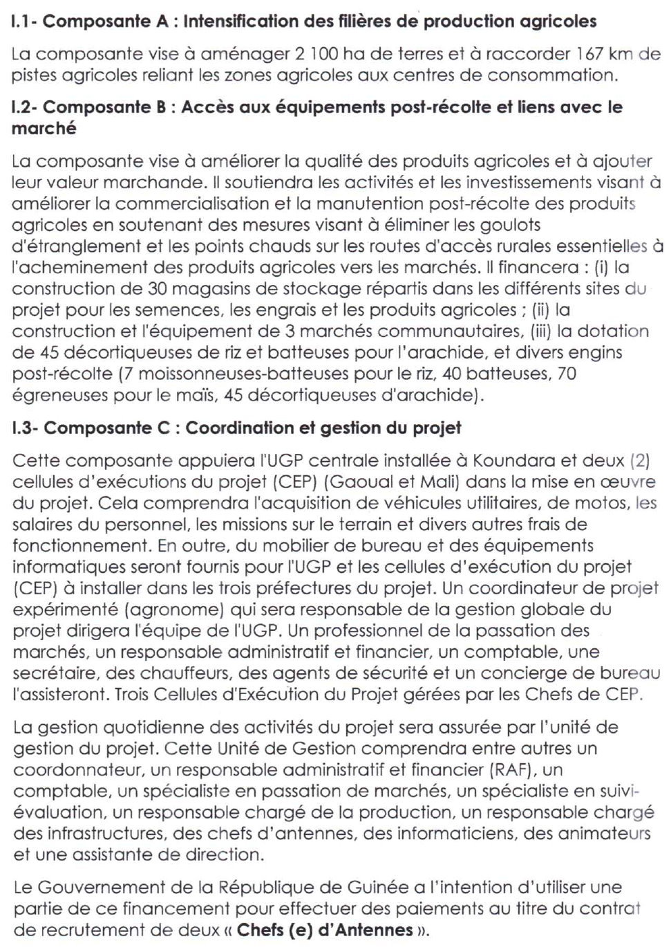 Avis de Recrutement deux (2) Chefs (e) d'Antennes | Page 2