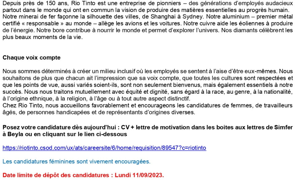 Un (e) Conseiller (ère) Senior en Résilience des Entreprises | page 2