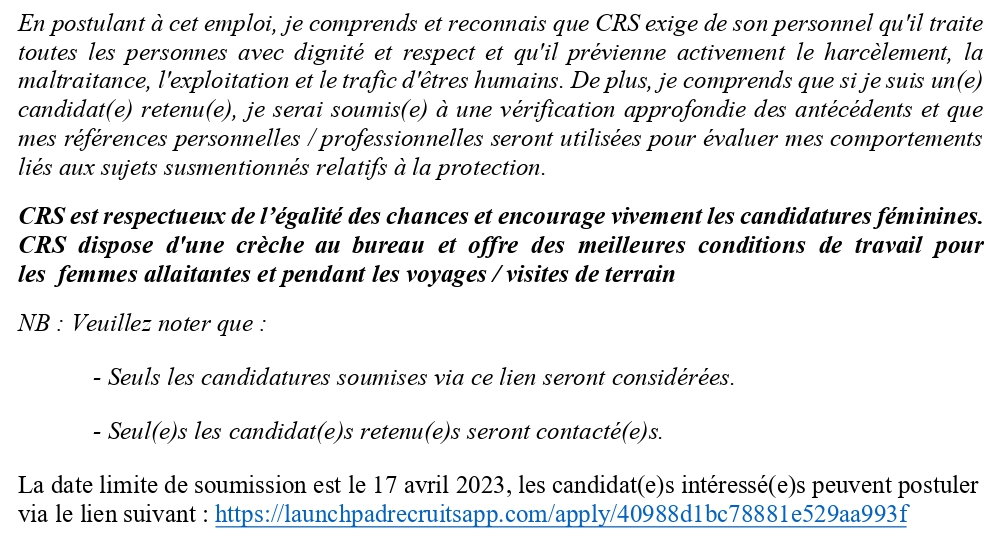 Executive Coordinator (Coordinateur(trice) exécutif(ve)) | Page 3
