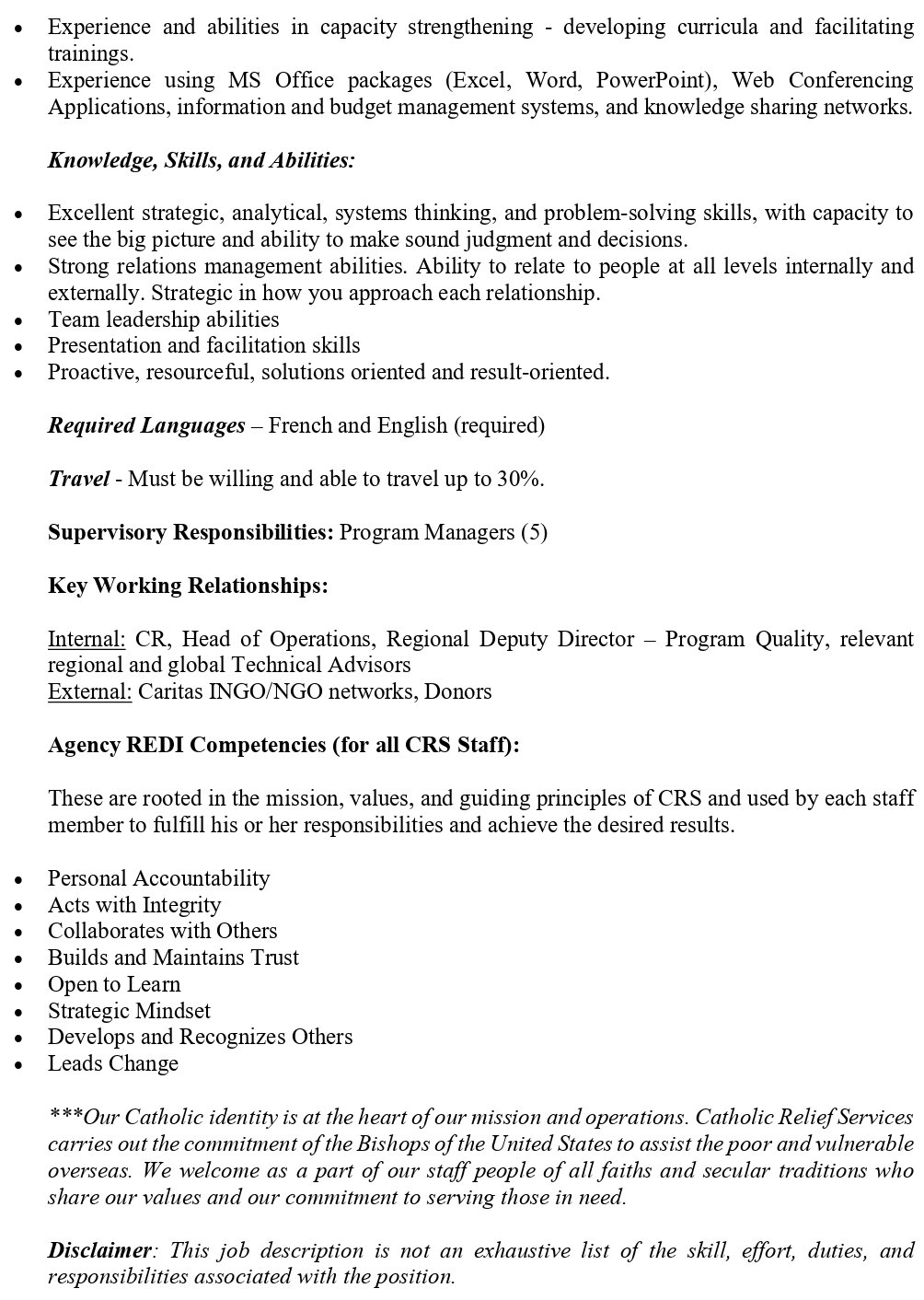 Avis De Recrutement D'un(E) Head Of Programming | Page 3