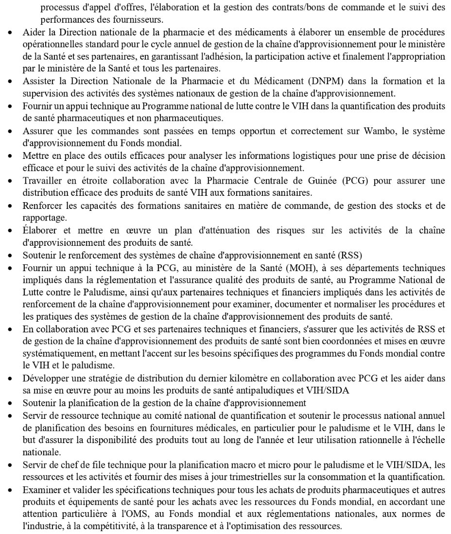 Recrutement d’un(e) Technical Advisor Health Management and Strategic Support | Page 3