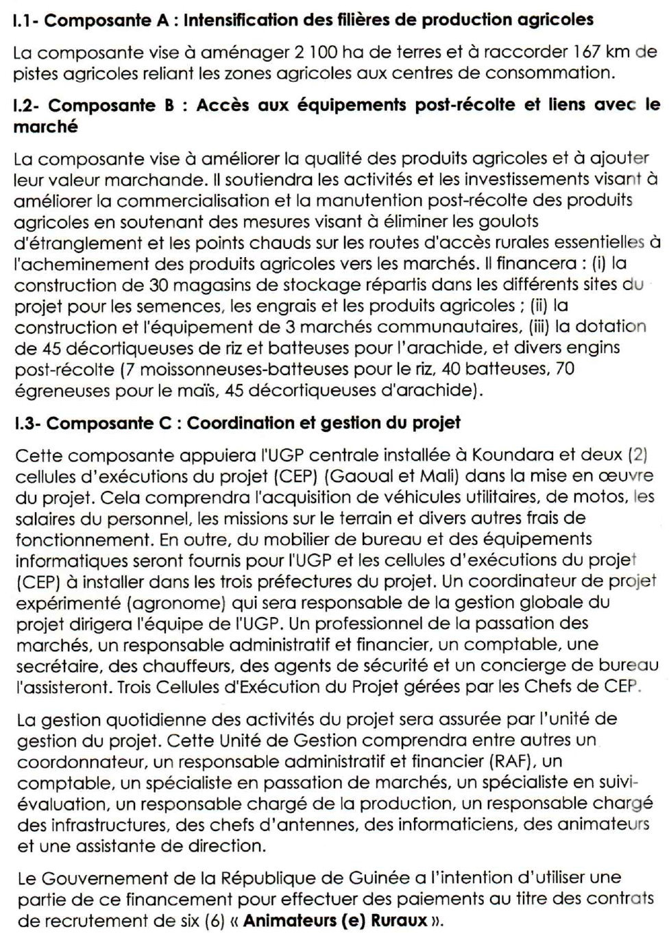 Avis de Recrutement de Six (6) Animateurs (e) Ruraux | page 2