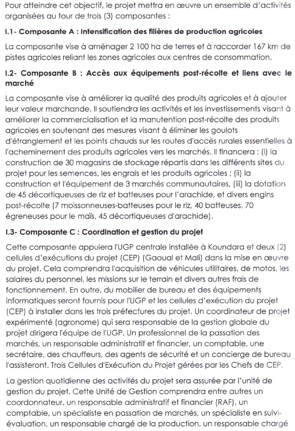 Avis de Recrutement d'un(e) Responsable Chargé de la Production | page 2