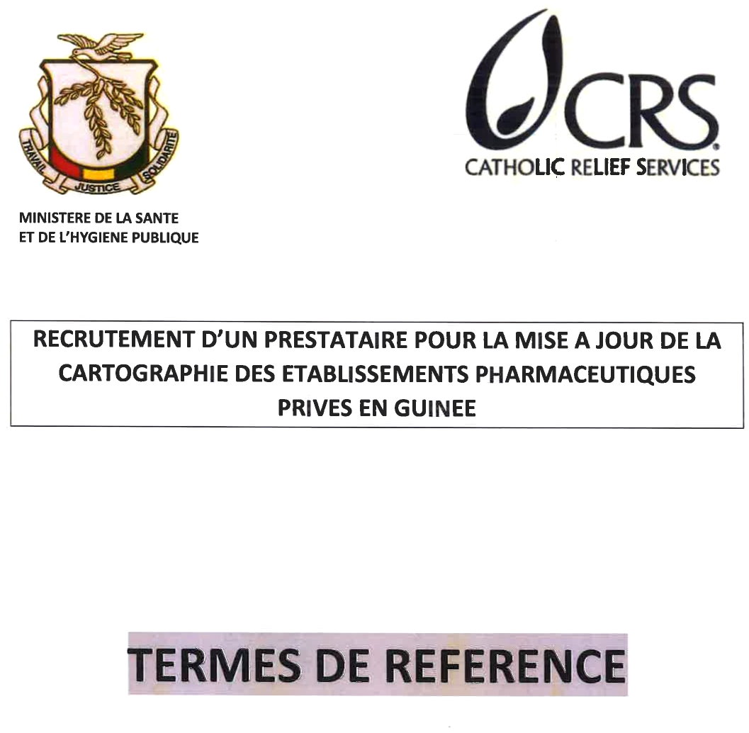 Recrutement d’un prestataire pour la mise à jour de la cartographie des établissements Pharmaceutiques privés en Guinée | Page 2