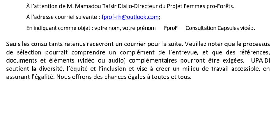 Consultant.e en élaboration de capsules vidéo pour le projet Femmes pro-Forêts en Guinée | page 6