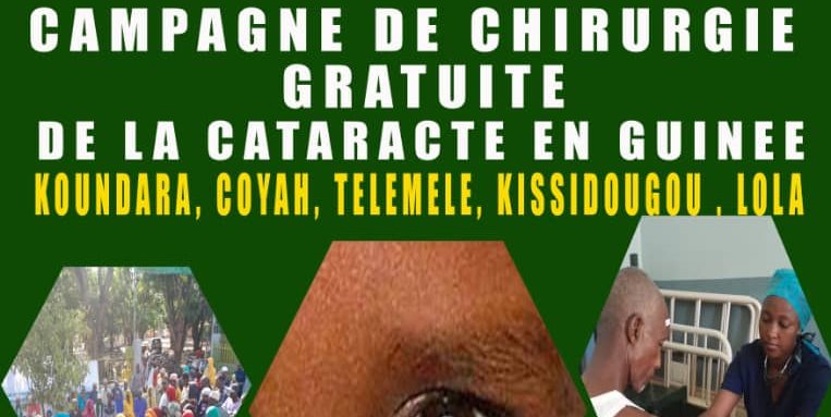 Sponsoris&eacute;: CAMPAGNES DE CHIRURGIE GRATUITE DE LA CATARACTE EN GUINEE DANS LE CADRE DE L&rsquo;ALLIANCE POUR LUTTER CONTRE LA CECITE EVITABLE
