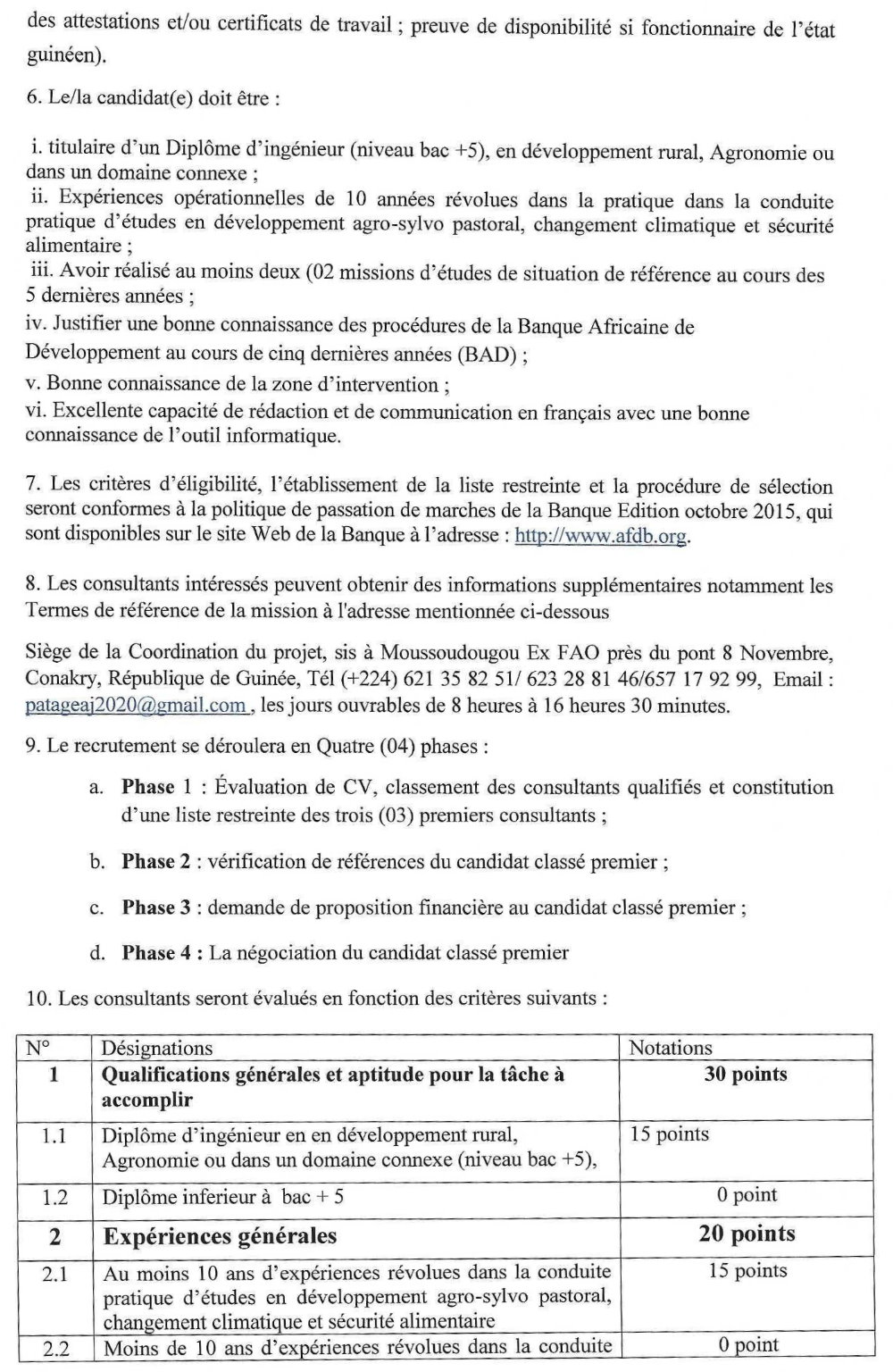 Etude Sur La Situation De Rérérence Du Projet - BAD p2