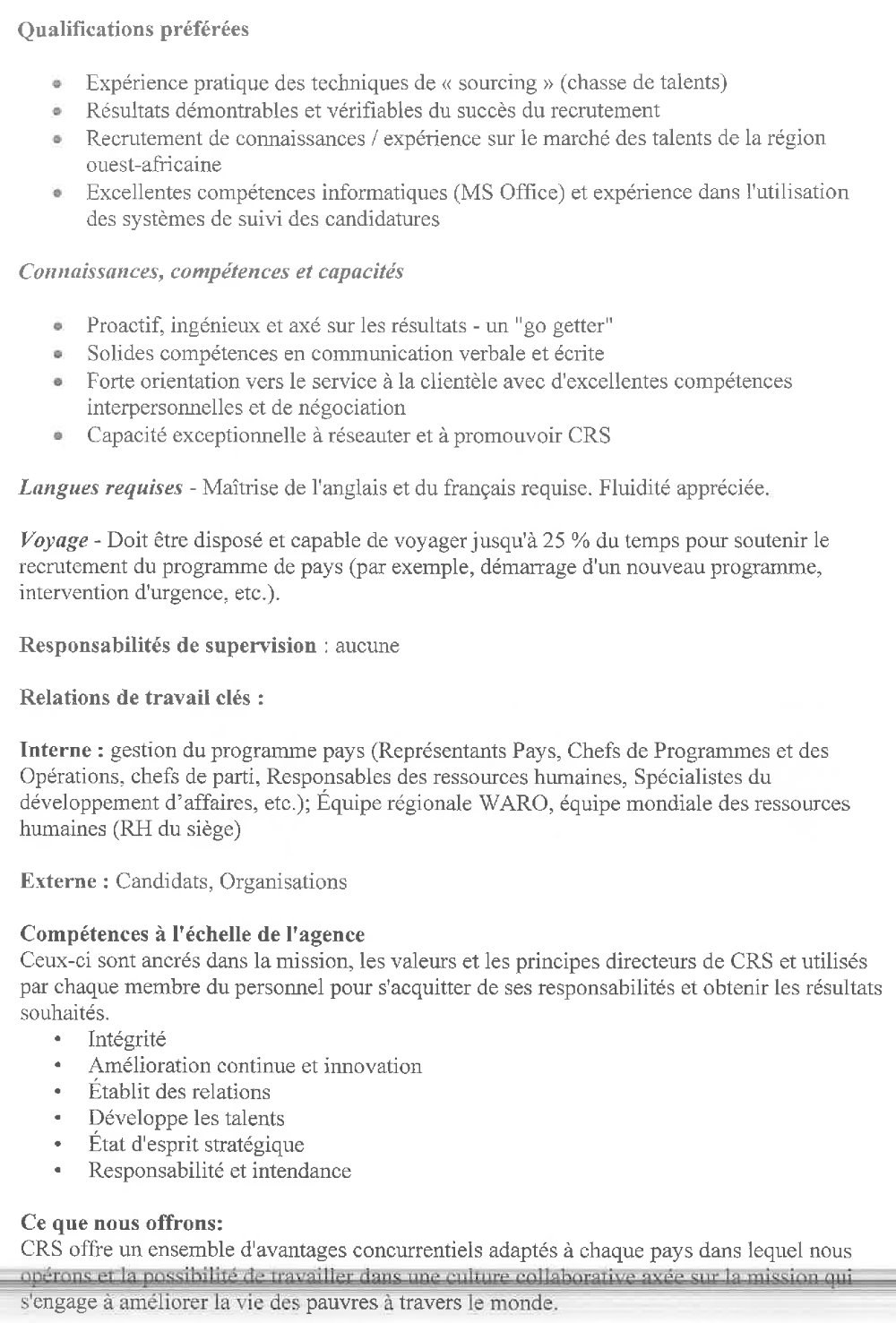 Publication pour le recrutement d’un(e) Recruteur Régional page-3
