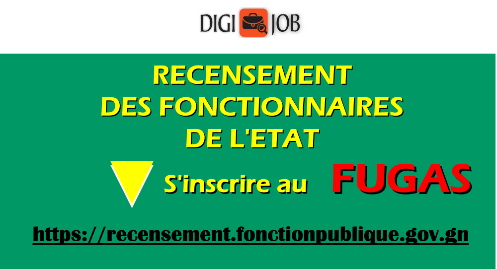 Recensement des fonctionnaires en R&eacute;publique de Guin&eacute;e (FUGAS)
